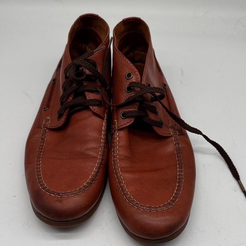 Dsquared2 brown leather shoes made in Italy 43 /US 10